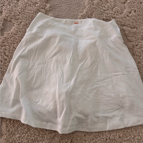 PINK-Medium-White V-Waist Athletic Skort - Picture 4 of 4